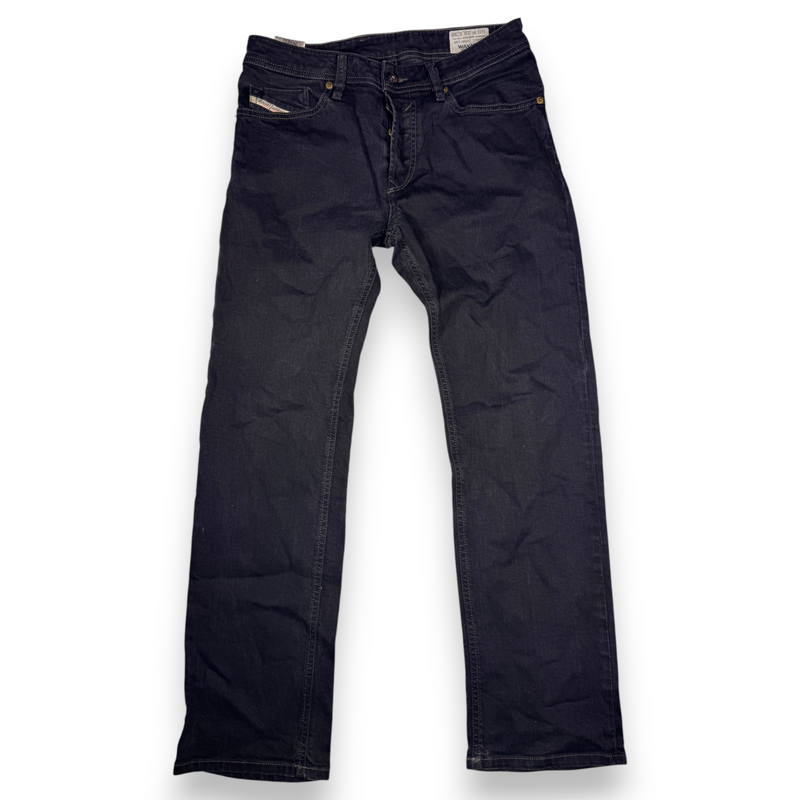 Diesel Waykee Vintage Y2K Straight Jeans W29 L30 Black Dark Wash