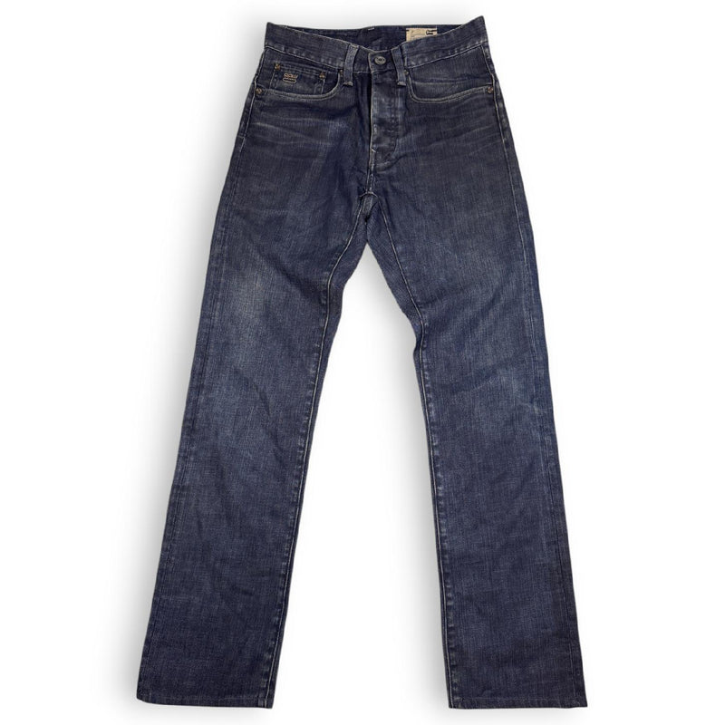 G-Star RAW 3301 Jeans W29 L34 Vintage Straight Dark Blue Denim