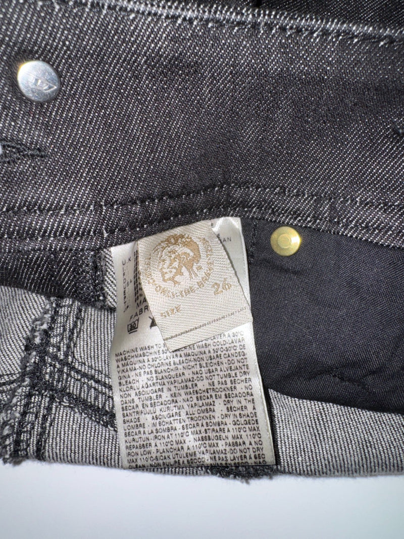 Diesel Matic Stretch Slim Tapered Jeans Black W26 L32