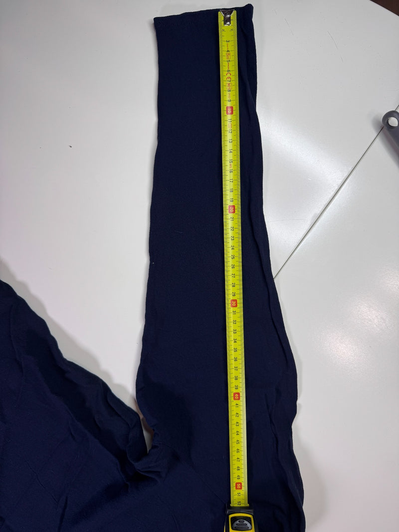 Chelsea Peers Hoodie Vintage Y2K Button Pullover Navy Size S