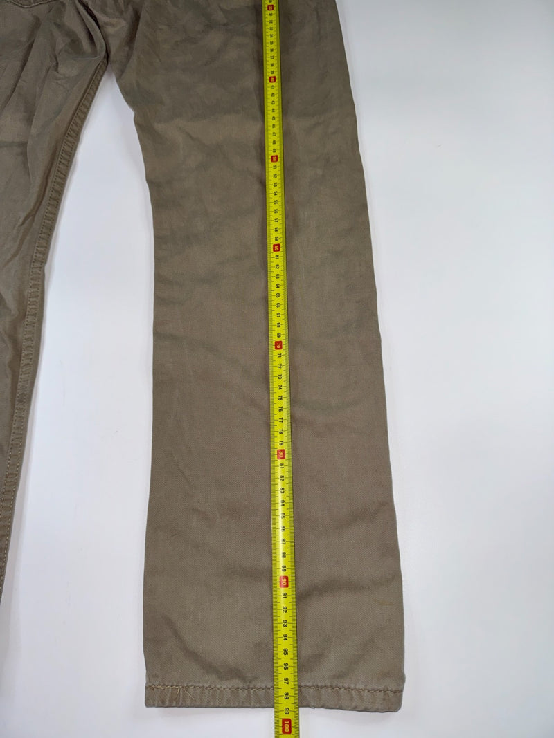 Levi's Vintage 505 Straight Leg Pants W31 L30 Khaki Beige