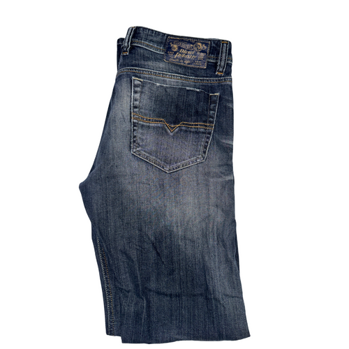 Diesel Viker Vintage Straight Leg Jeans W34 L34 Dark Blue
