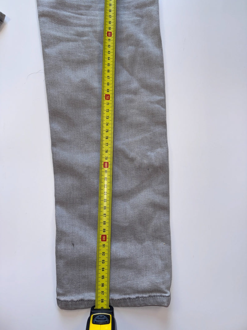 Diesel Sleenker Skinny Jeans Y2K Grey Size W32 L30