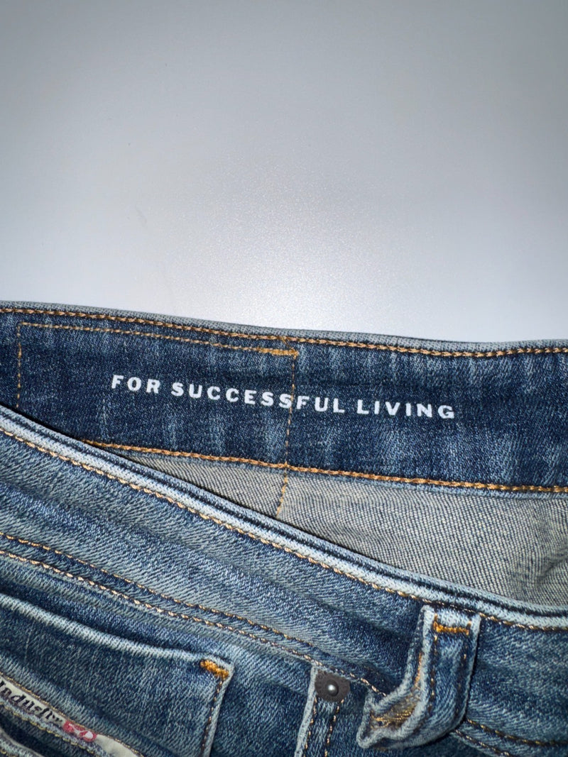 Diesel Industry Vintage Y2K Zatiny Bootcut Jeans W34 L30 Blue