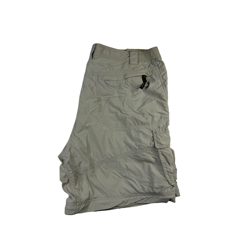 Columbia Titanium Cargo Shorts Vintage Y2K Grey Outdoor Hiking L Nylon