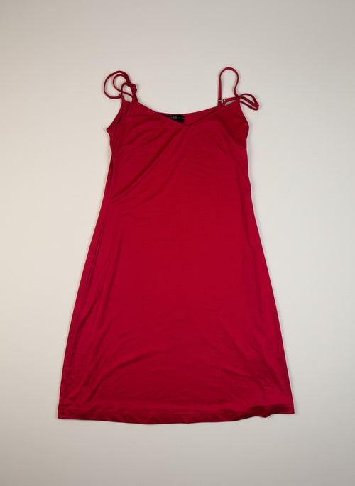 Guess Y2K Mini Dress Spaghetti Strap Red Size S