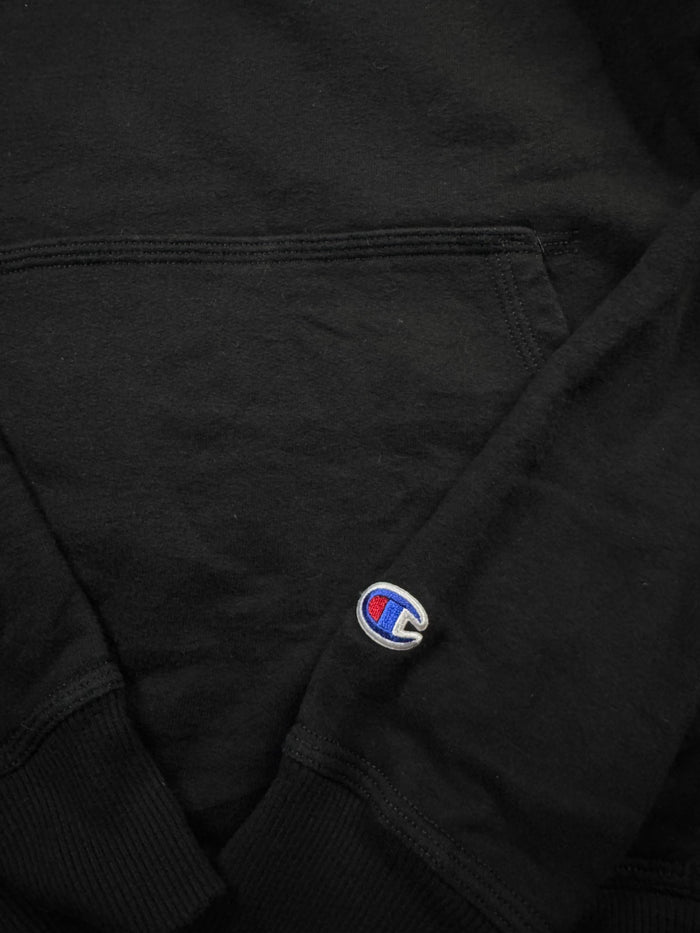 Champion Vintage Hoodie Schwarz Größe S