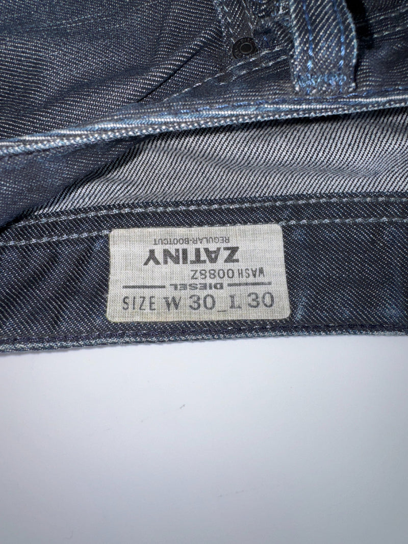 Diesel Zatiny Regular Bootcut Jeans Dark Blue W30 L30