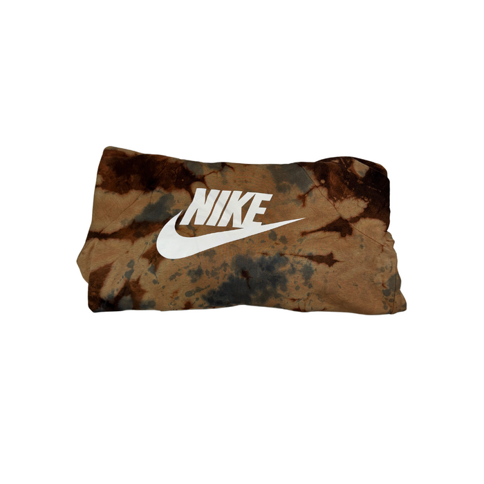 Nike Hoodie Batik Braun M