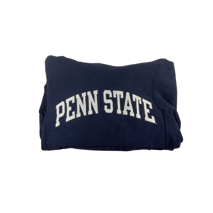Champion Reverse Weave Vintage Penn State Hoodie Navy Größe S