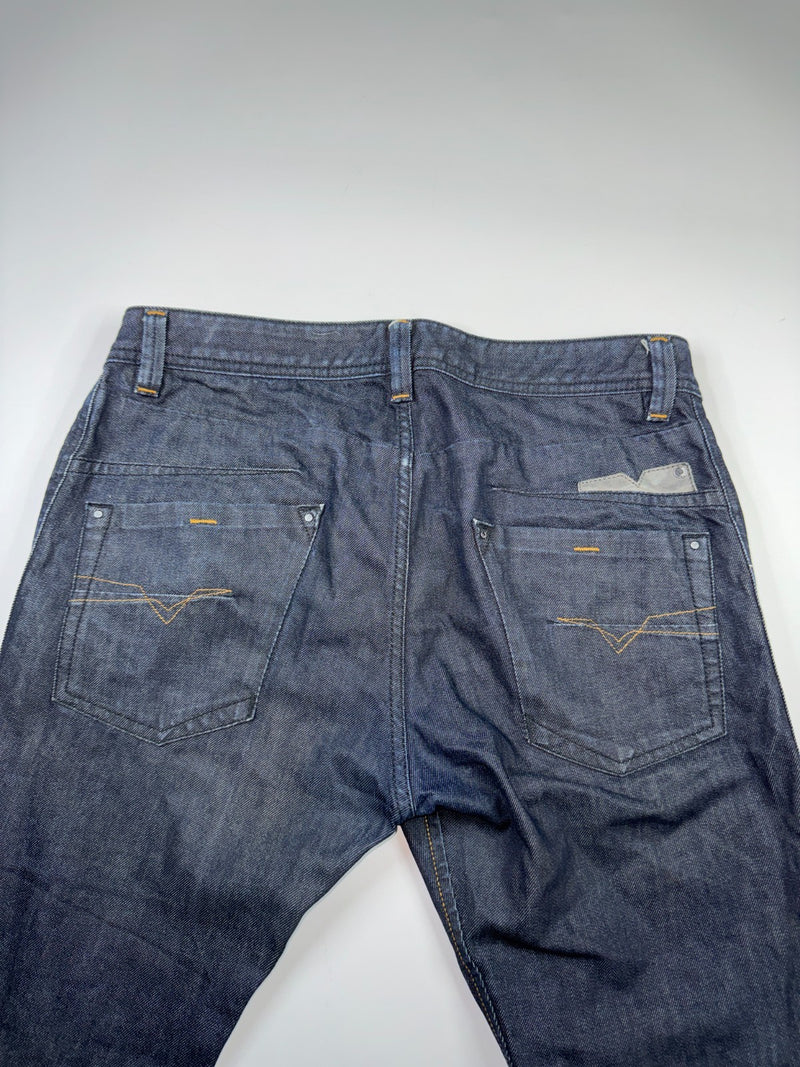 Diesel Darron Vintage Jeans W32 L30 Dark Blue Slim Tapered Denim