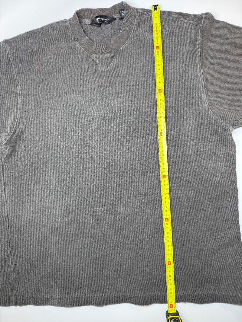 Eddie Bauer Vintage Waffle Knit Sweatshirt Brown Size M