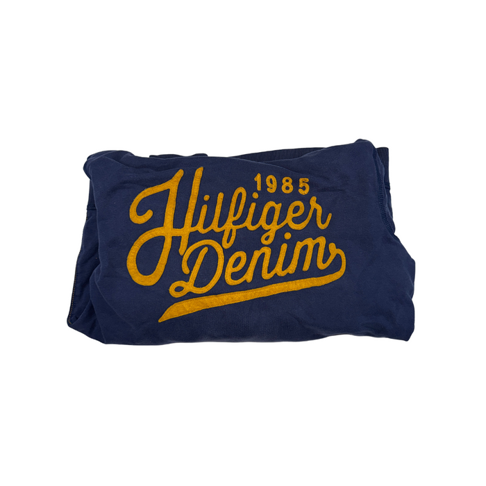 Hilfiger Denim Vintage Hoodie 1985 Print Navy Blau Größe L