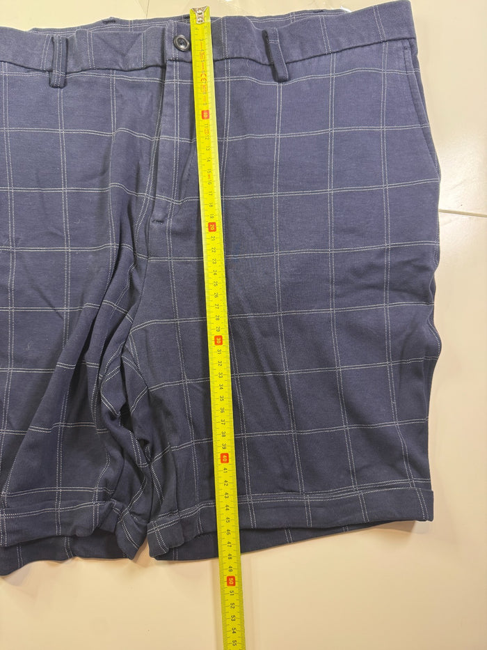 Zara Vintage Y2K Shorts Checkered Blue Size EU 46