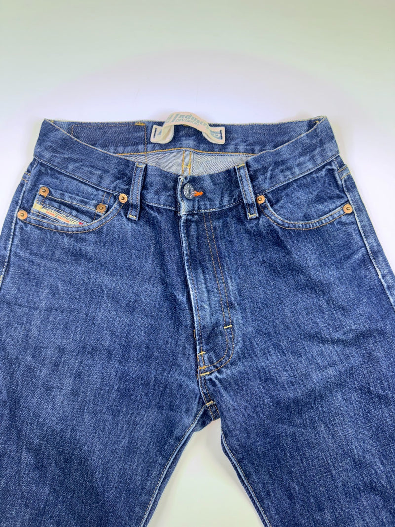 Diesel Industry Vintage Y2K Jeans W27 Made in Italy Dark Blue