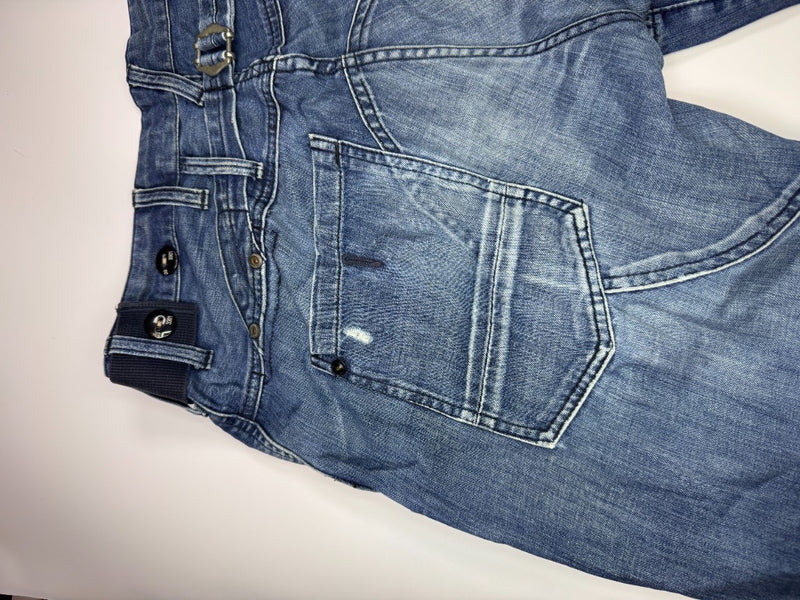 G-Star Raw 3301 GS Cargo Jeans W30 Distressed Y2K Utility Denim