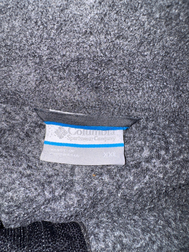 Columbia Full Zip Fleece Jacket Grey XXL Outdoor Hiking