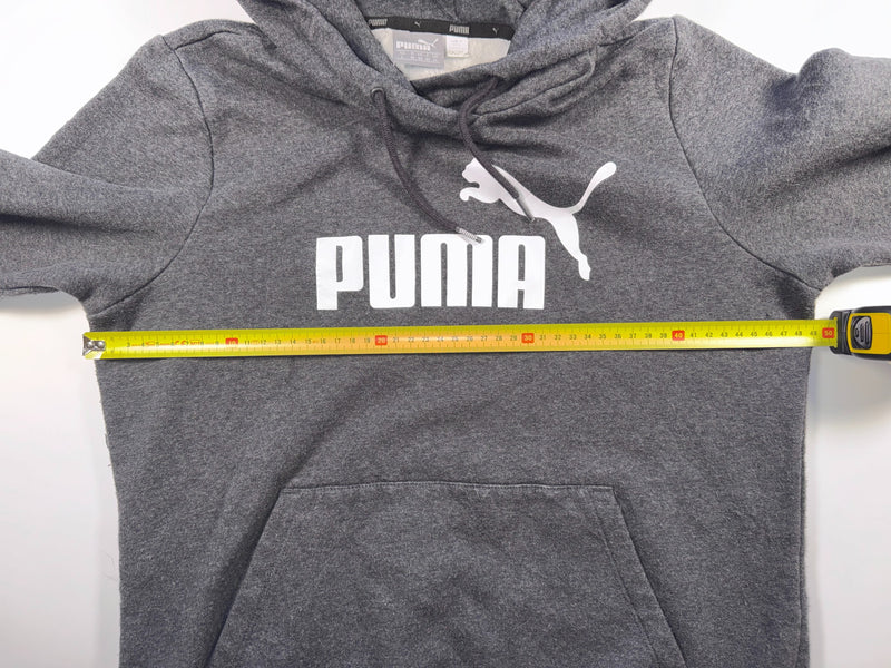 Puma Essentials Big Logo Hoodie Dark Grey Women L