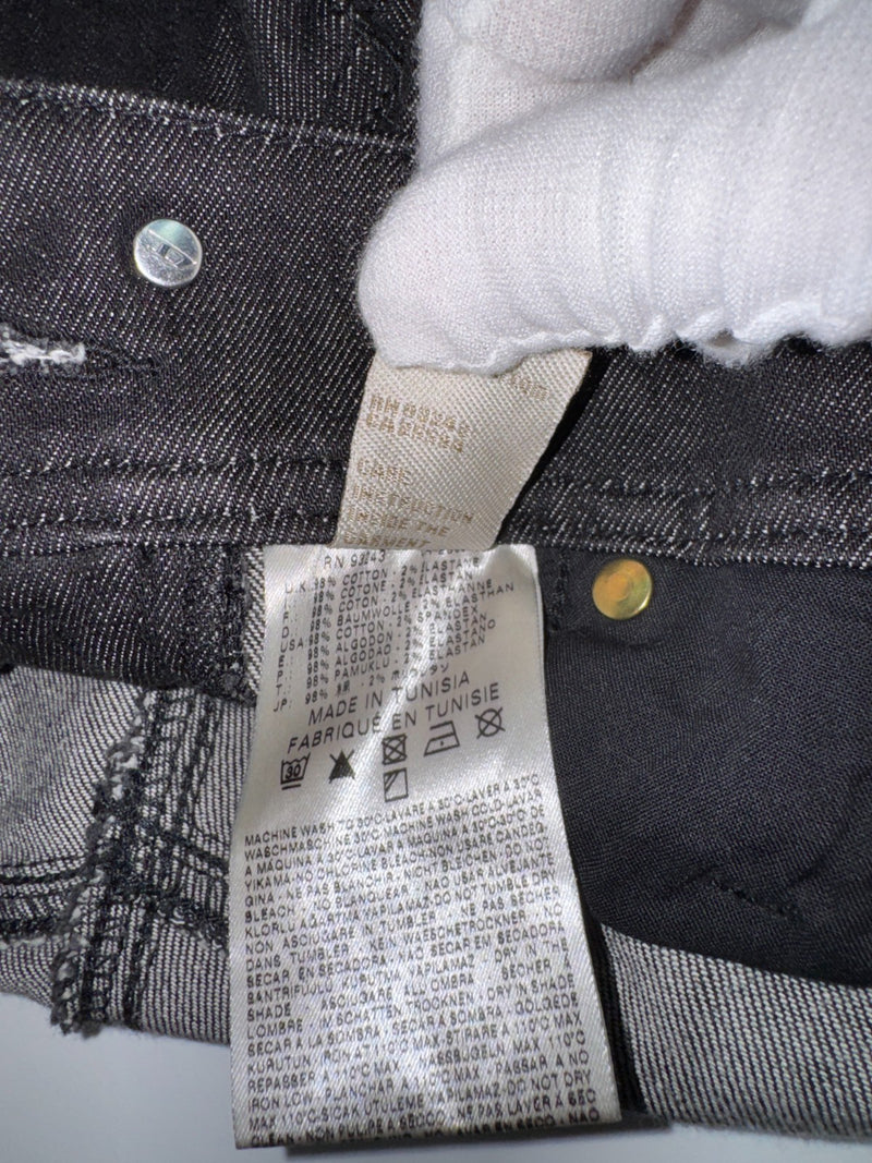 Diesel Matic Stretch Slim Tapered Jeans Black W26 L32