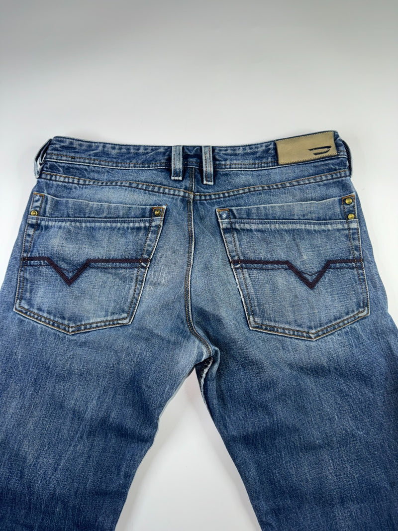 Diesel Vintage Y2K Jeans Size 32 Blue Straight Leg
