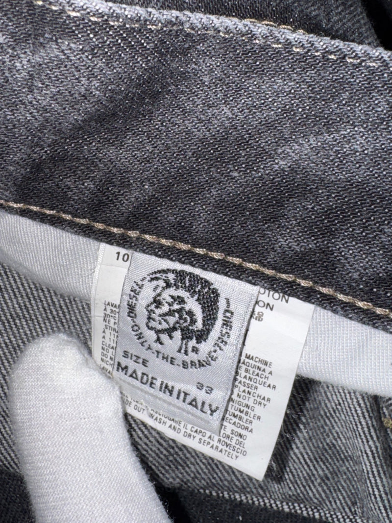 Diesel Industry Vintage Y2K Jeans W33 Made in Italy Dark Gray