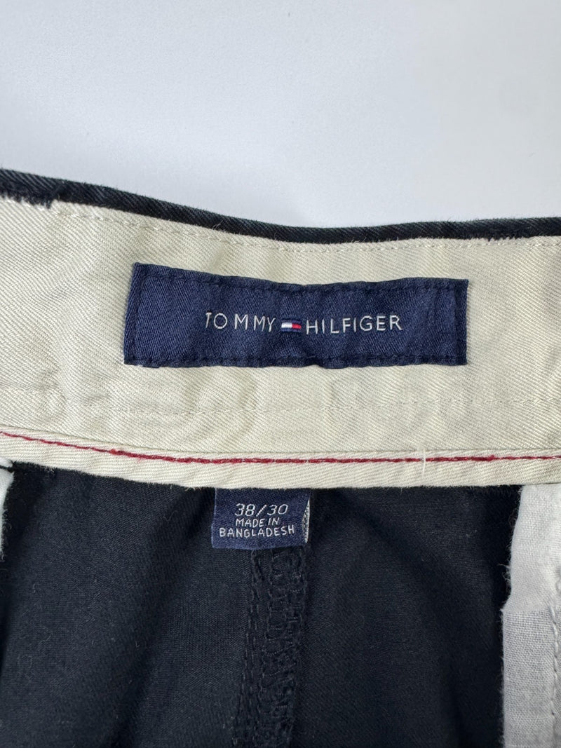 Tommy Hilfiger Pants Vintage Y2K Black Relaxed Straight Fit W38 L30