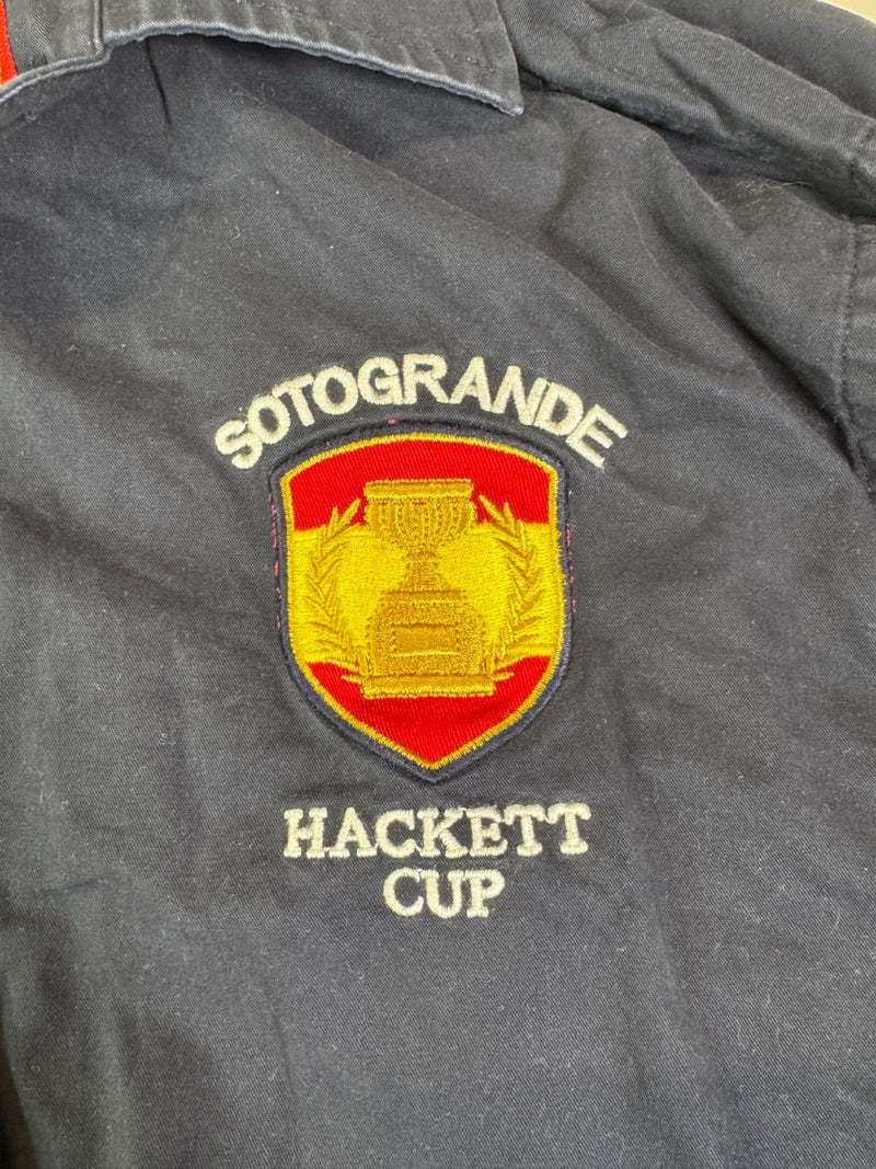 Hackett London Hemd Sotogrande Hackett Cup Navy Blau XXL Tailored Fit
