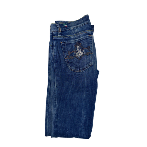 Diesel Liv Vintage Y2K Bootcut Jeans W27 L32 Blue Stretch Denim
