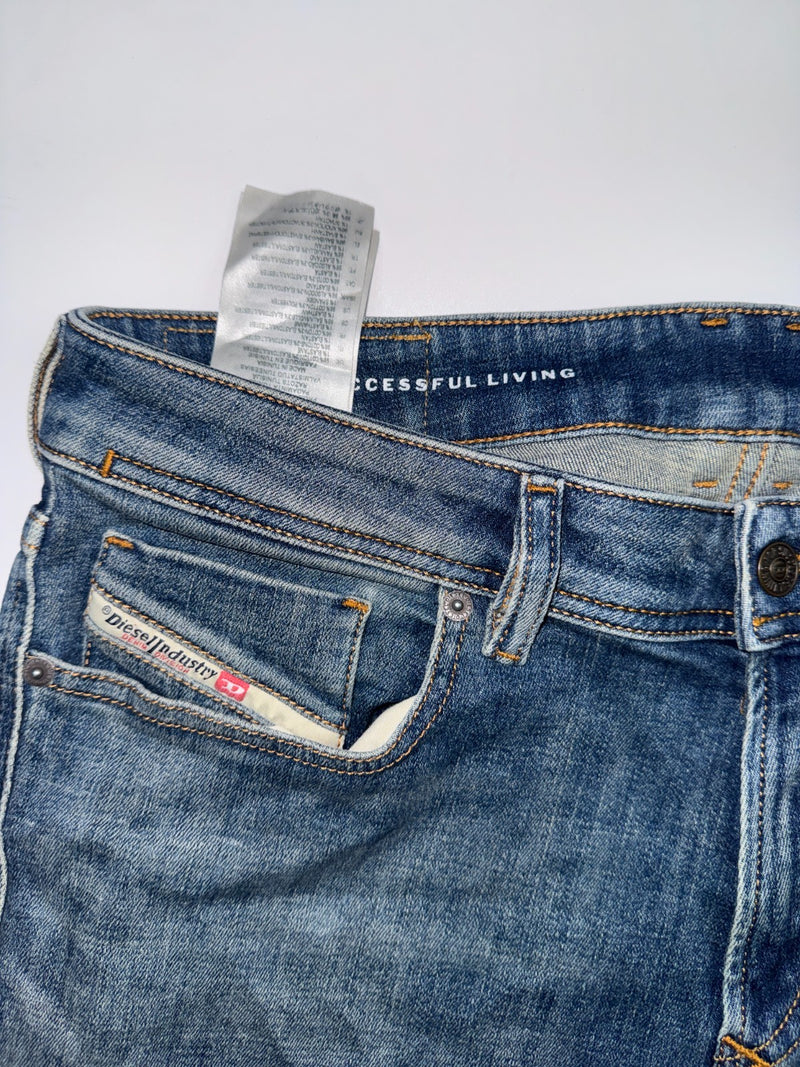 Diesel Industry Vintage Y2K Zatiny Bootcut Jeans W34 L30 Blue