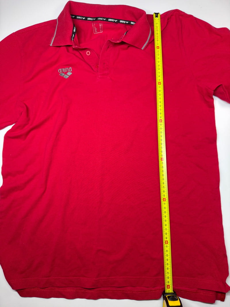 Arena Team Line Polo Shirt Red Men XL