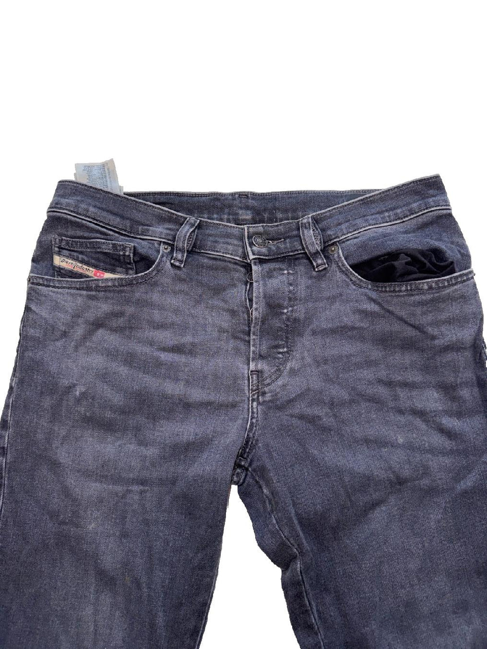 Diesel Vintage/Y2K D-Mihtry Jeans W30 L32 Grey Straight Denim — 2