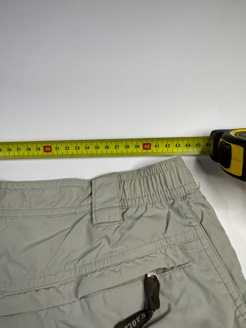 Columbia Titanium Cargo Shorts Vintage Y2K Grey Outdoor Hiking L Nylon