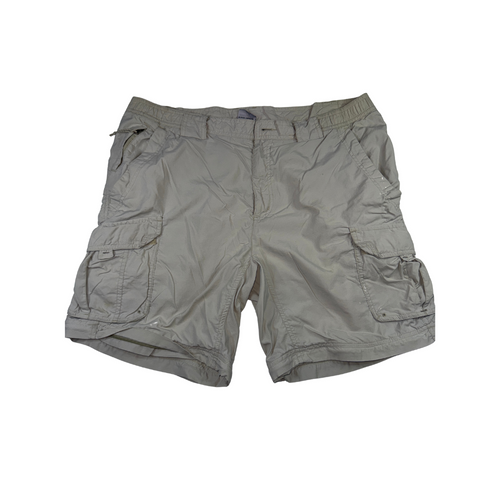 Columbia Titanium Cargo Shorts Vintage Y2K Grey Outdoor Hiking L Nylon