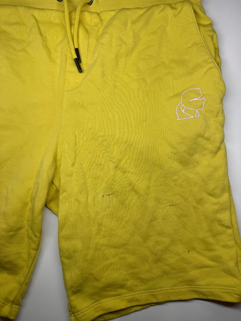 Karl Lagerfeld Ikonik Sweat Shorts Yellow Men XL