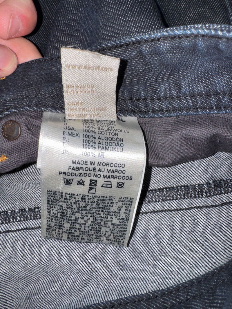 Diesel Darron Vintage Jeans W32 L30 Dark Blue Slim Tapered Denim