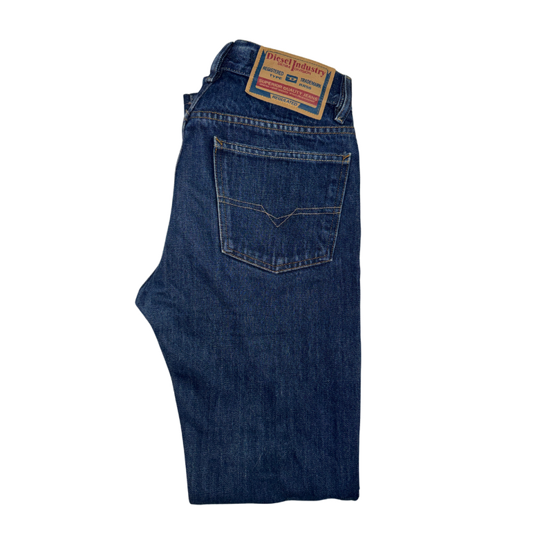 Diesel Industry Vintage Y2K Jeans W27 Made in Italy Dark Blue