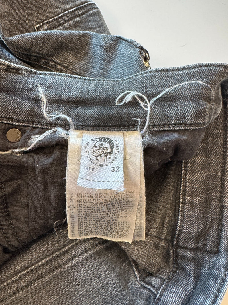 Diesel D-Amny-Biker Skinny Jeans Dark Grey W32 L32