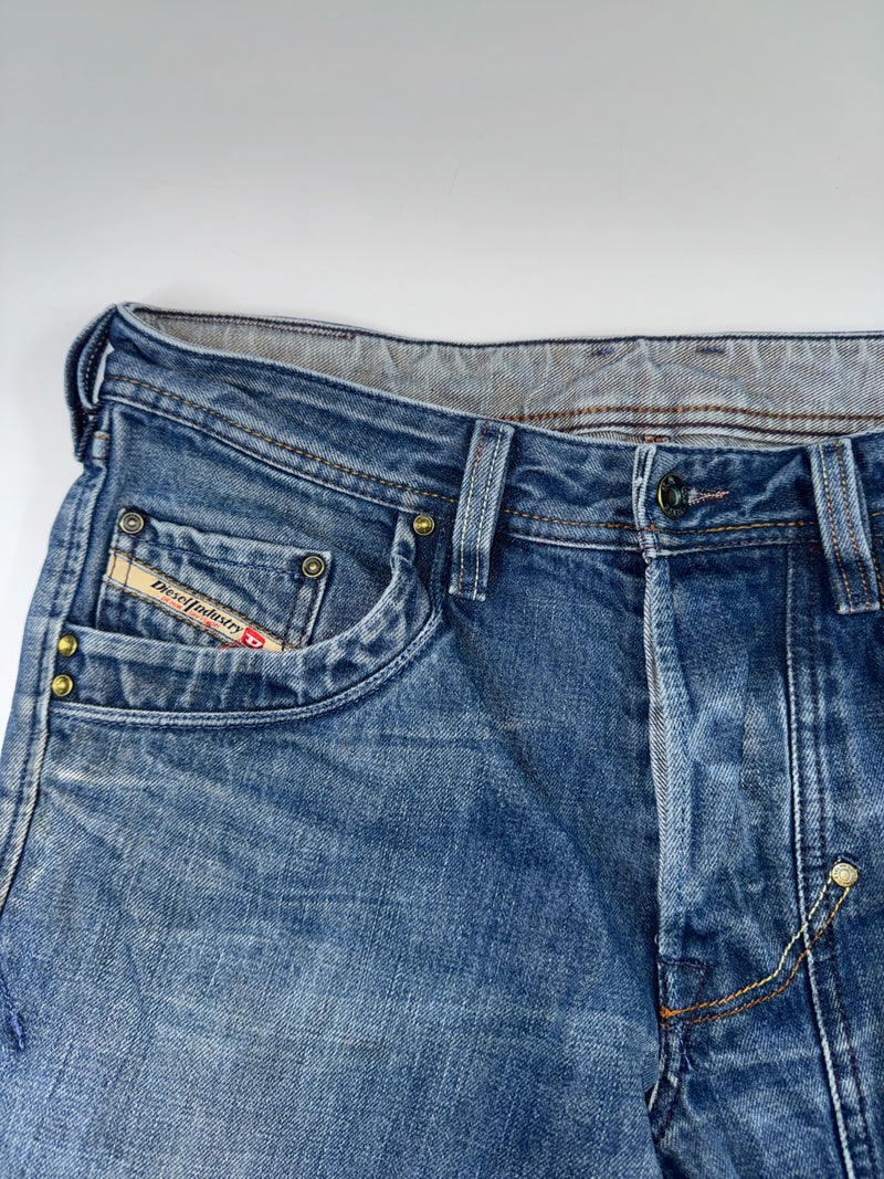 Diesel Vintage Y2K Jeans Size 32 Blue Straight Leg