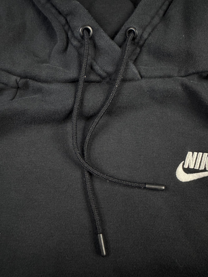 Nike Vintage Y2K Hoodie Black Small Swoosh Pullover Hoodie M
