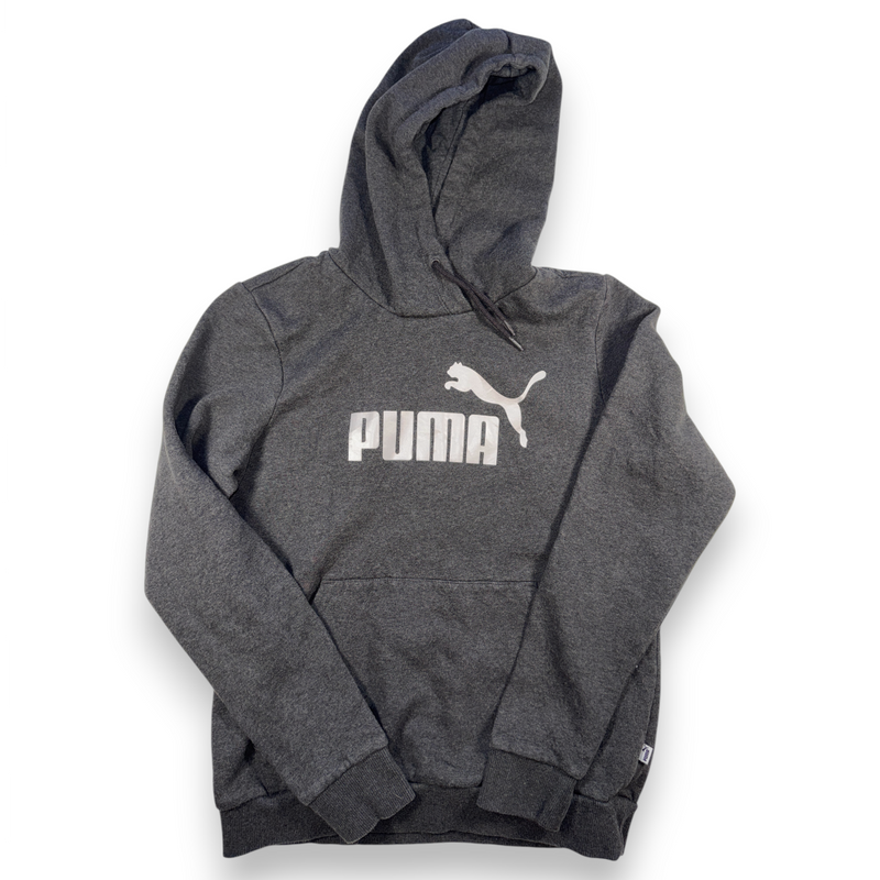 Puma Essentials Big Logo Hoodie Dark Grey Women L