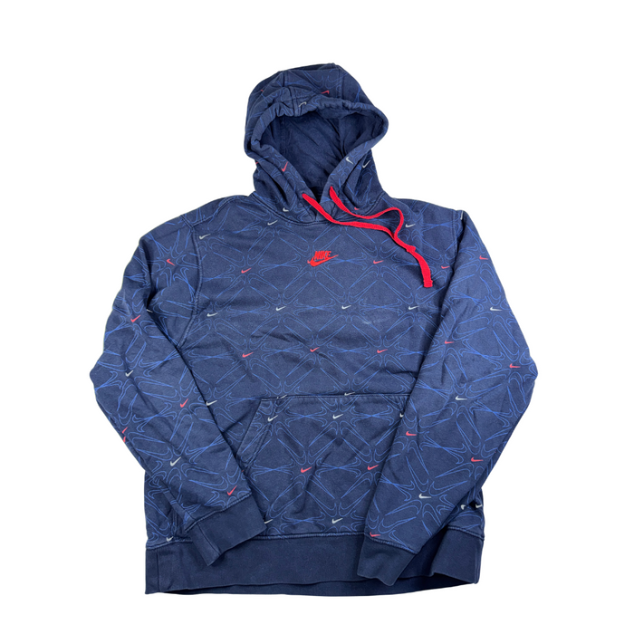 Nike Hoodie Casual Blau L
