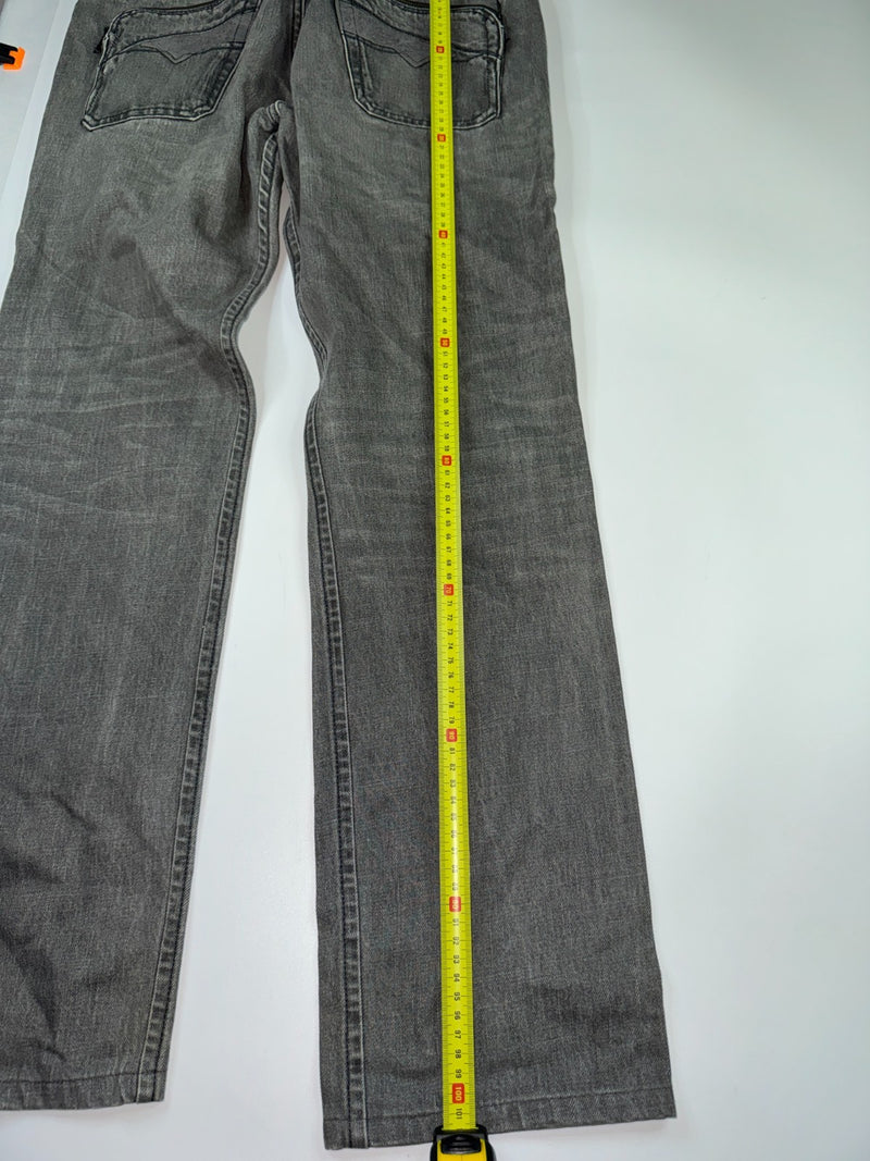 Diesel Poiak Vintage Jeans W32 L34 Grey Straight Denim