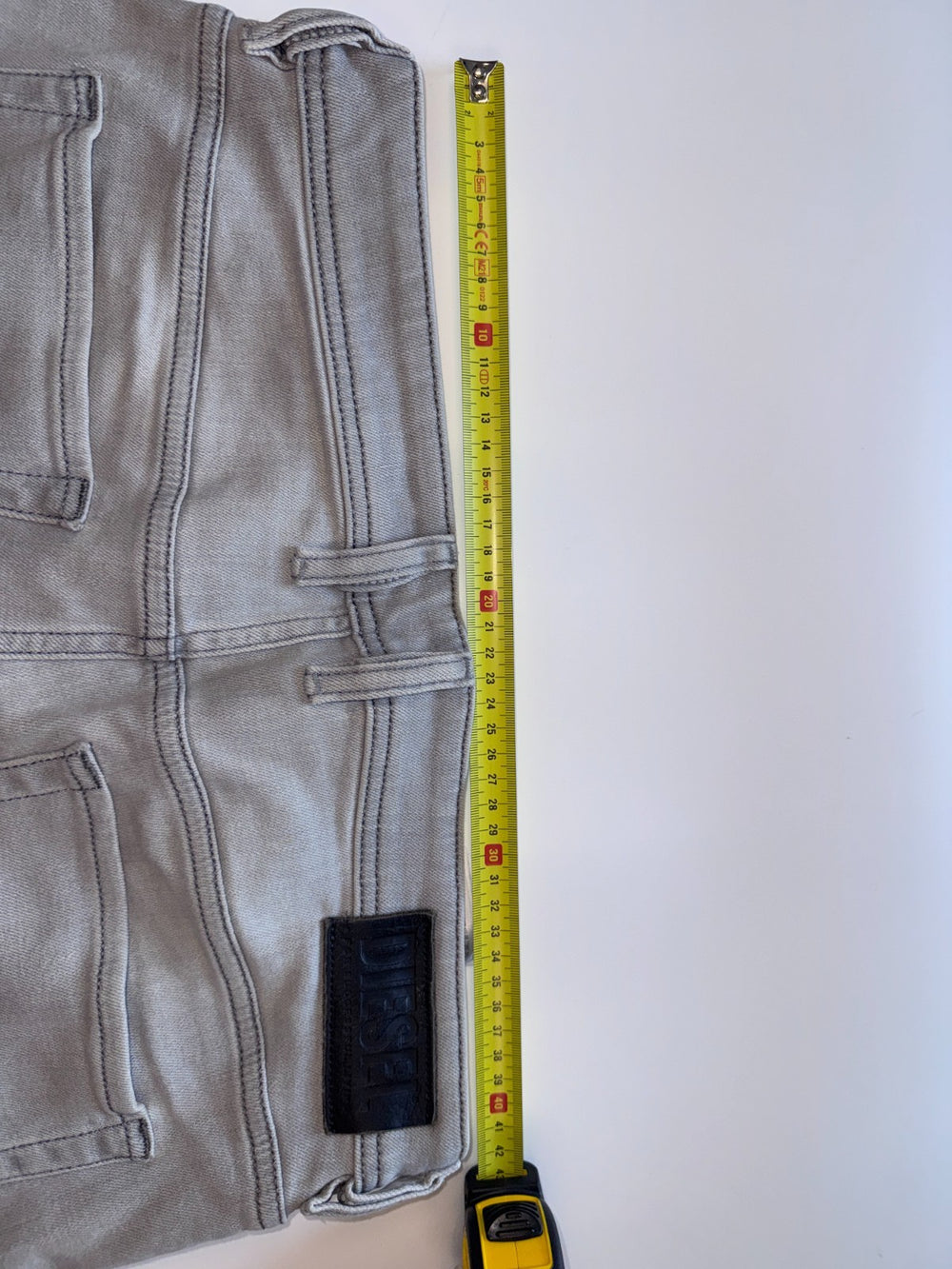 Diesel Sleenker Skinny Jeans Y2K Grey Size W32 L30 — 4