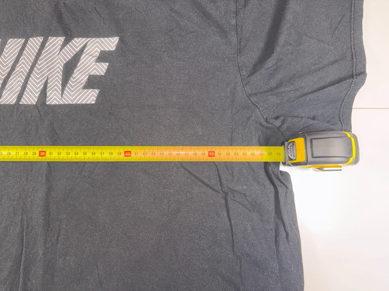 Nike T-Shirt Black Big Logo Size XL