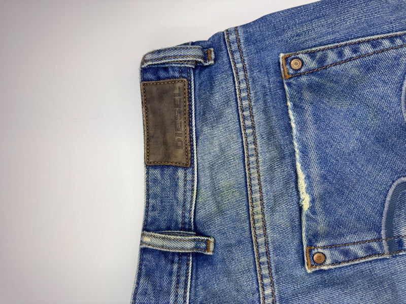 Diesel Zatiny Vintage Y2K Jeans W32 L32 Blue Bootcut Denim