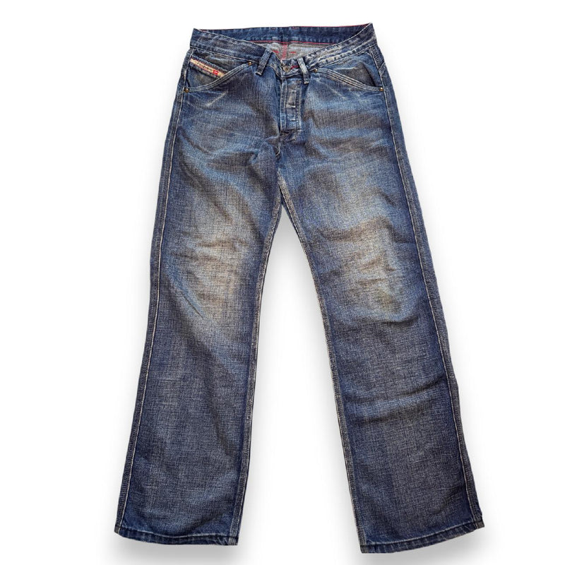 Diesel Industry Vintage Y2K Jeans Size 32 Blue Denim