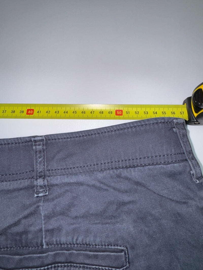 Lee Extreme Comfort Shorts Vintage Grey Y2K Casual 48 Cotton Stretch