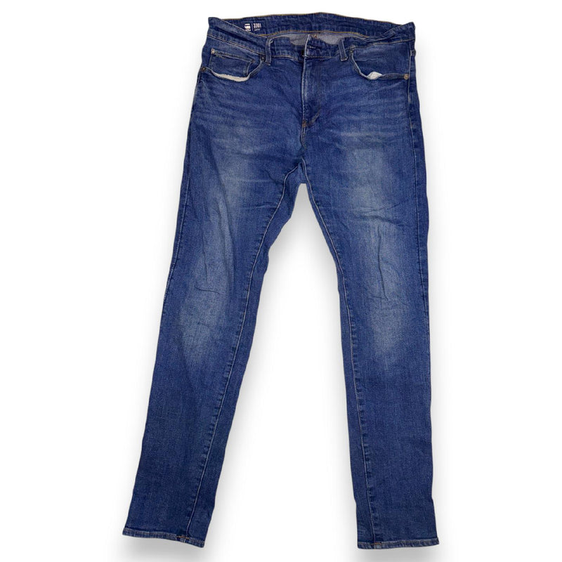 G-Star RAW 3301 Skinny Jeans W35 L32 Blue Denim