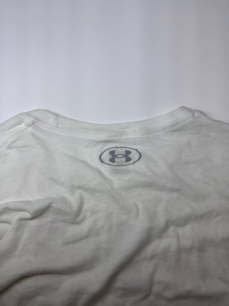 Under Armour Freedom Baseball USA Flag T-Shirt White M