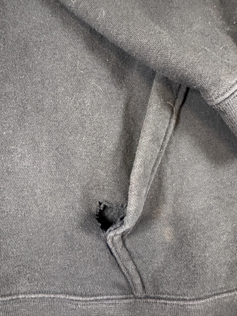Nike Hoodie Full Zip Black XXL Embroidered Logo Sweatshirt